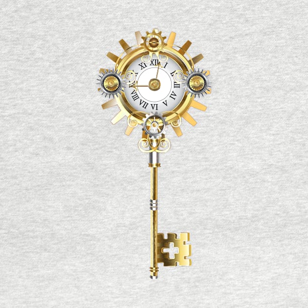 Golden Key with Dials by Blackmoon9